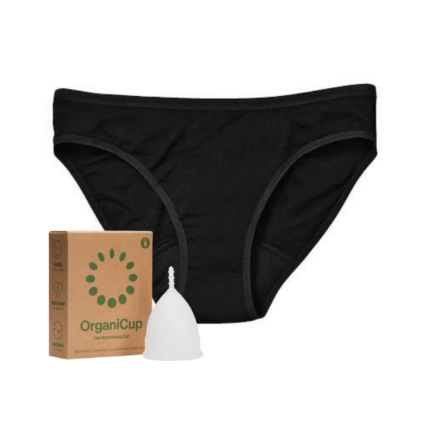 ALLMATTERS lekkekindel kombo bikini ja organicup